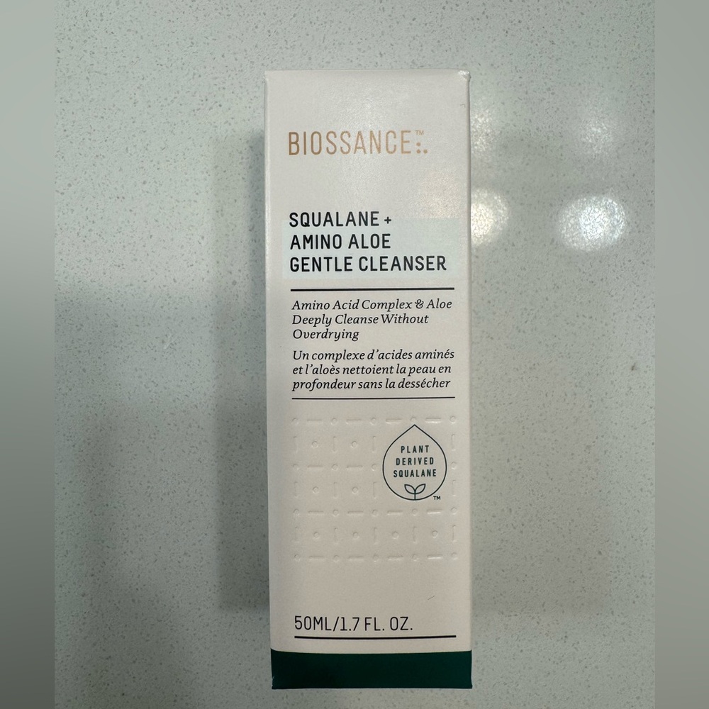 Biossance Squalane + Amino Aloe Gentle Cleanser - White
